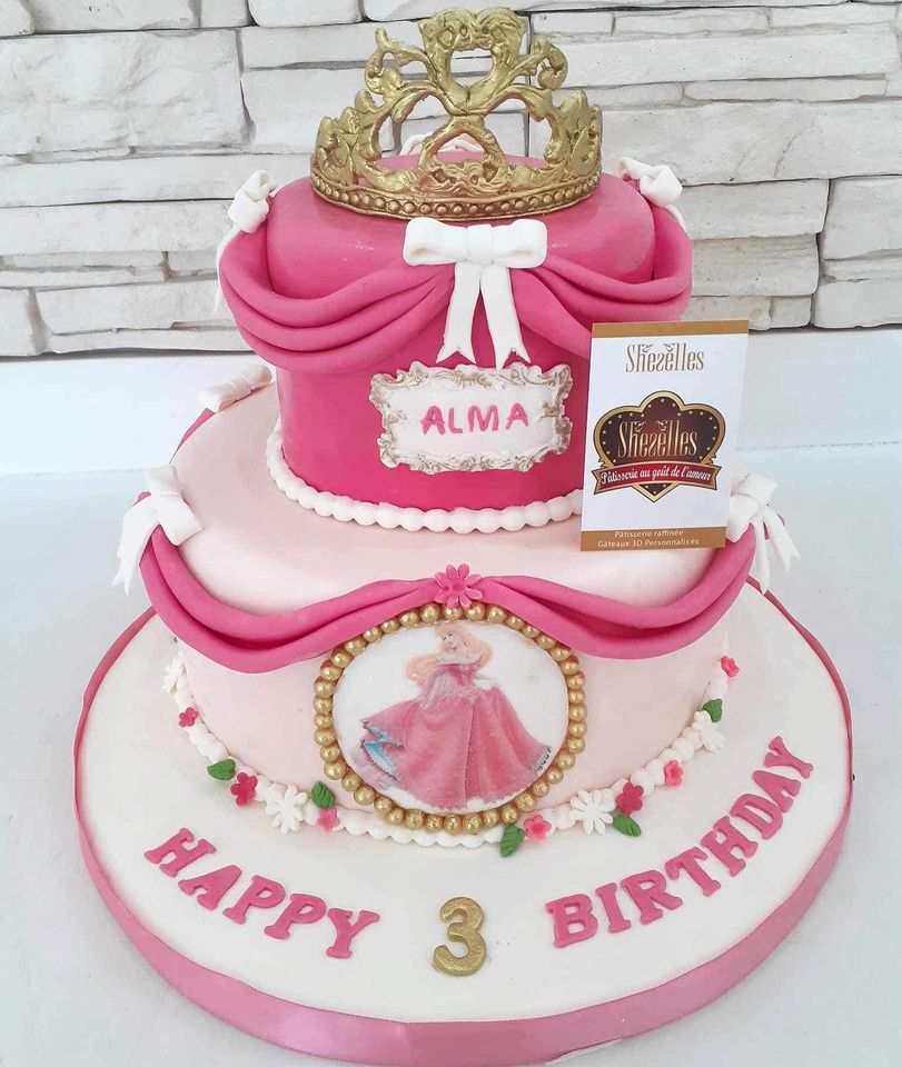 Gâteaux d'anniversaire Princesses de Disney – Pâtisserie Sheselles