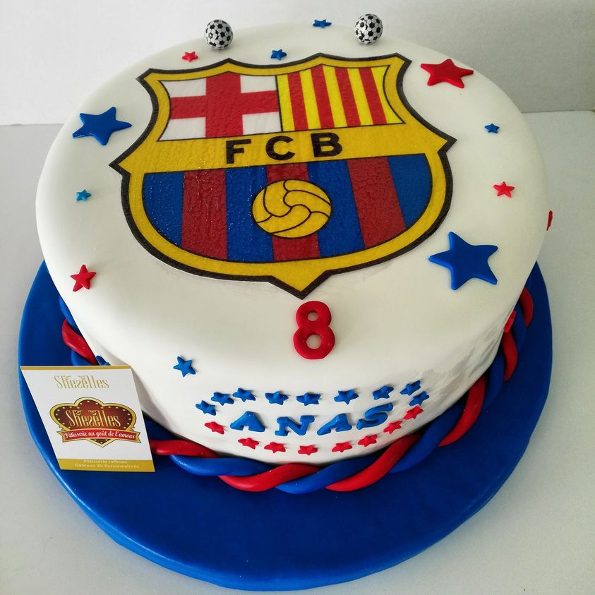 Gâteau d'anniversaire FC Real Madrid - Espérance Cake Design