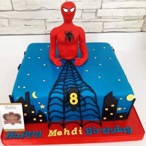 Gâteau anniversaire super héros Marvels Spiderman Batman Hulk Iron man Captain America