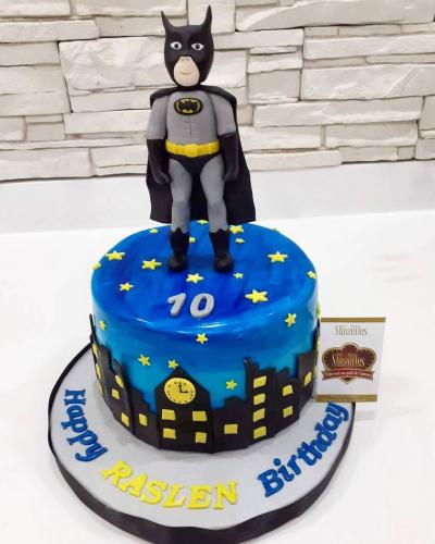 Gâteau anniversaire super héros Marvels Spiderman Batman Hulk Iron man Captain America