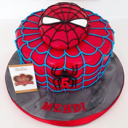 Gâteau anniversaire super héros Marvels Spiderman Batman Hulk Iron man Captain America