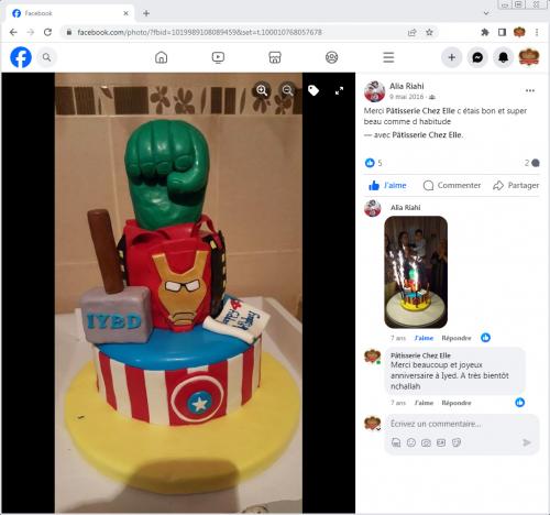 Avis Gâteaux anniversaire 3D Beau Jolie Bon Très Bon Ravie Témoignages Sheselles