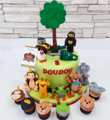 Gâteau Anniversaire Animaux Gâteau Animal Foret Ferme