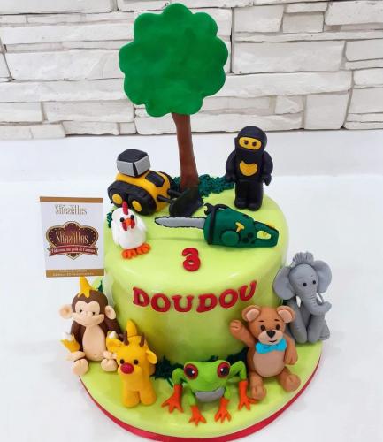 Gâteau Anniversaire Animaux Gâteau Animal Foret Ferme