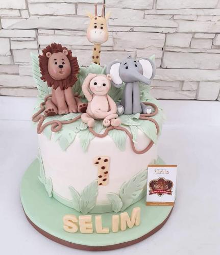 Gâteau Anniversaire Animaux Gâteau Animal Foret Ferme