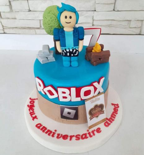 Gâteau Anniversaire Roblox Gâteau Roblox 3D Personnalisé