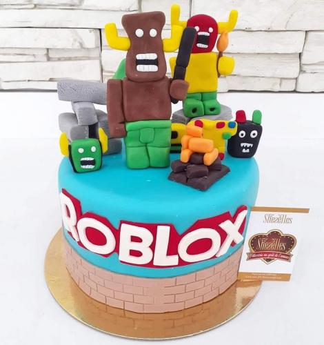 Gâteau Anniversaire Roblox Gâteau Roblox 3D Personnalisé