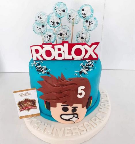 Gâteau Anniversaire Thème Personnalisé Roblox 3D Personnalise