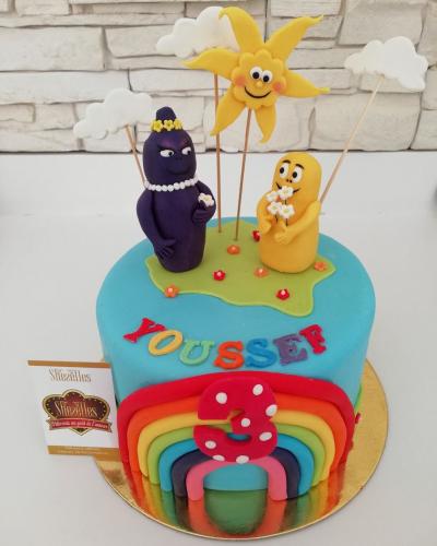 Gâteau Anniversaire Thème Personnalise Gâteau  Barpapapa