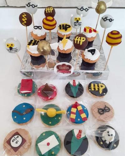 Cakepops pops gateau cakepops anniversaire personnalise theme harry potter 