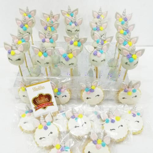 Cakepops pops gateau cakepops anniversaire personnalise theme licrone 