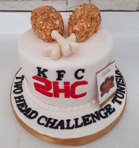 Gâteau pour entreprise société gâteau société travail KFC KFC 