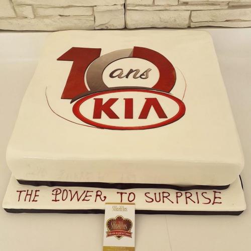 Gâteau pour entreprise société gâteau société travail KIA 