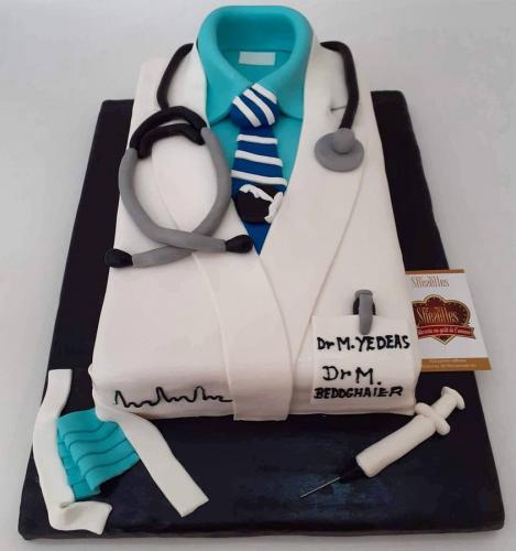 Gâteau pour entreprise société gâteau société travail médecin dentiste dent 