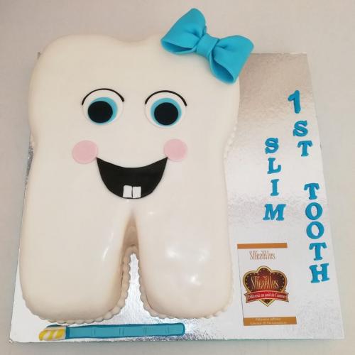 Gâteau pour entreprise société gâteau société travail médecin dentiste dent 