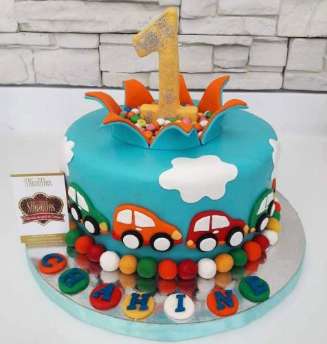Gâteau anniversaire garçon 1an gâteau petit garçon 3D