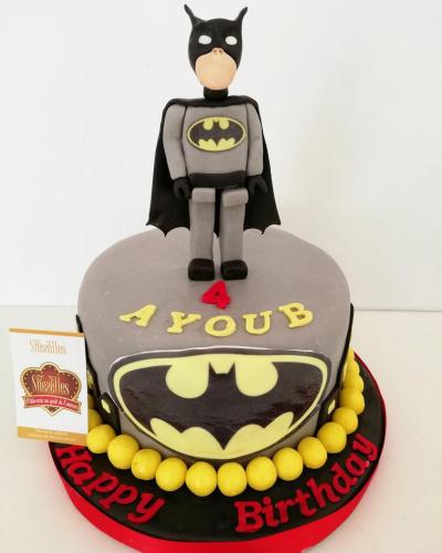 Gâteau anniversaire super héros Marvels Spiderman Batman Hulk Iron man Captain America
