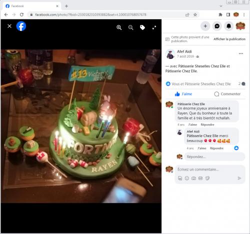 Avis Gâteaux anniversaire 3D Beau Jolie Bon Très Bon Ravie Témoignages Sheselles