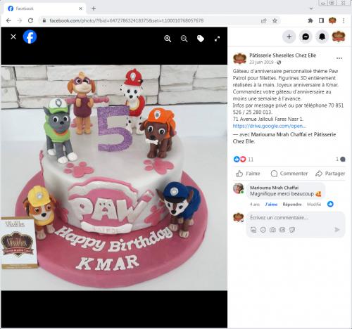 Avis Gâteaux anniversaire 3D Beau Jolie Bon Très Bon Ravie Témoignages Sheselles