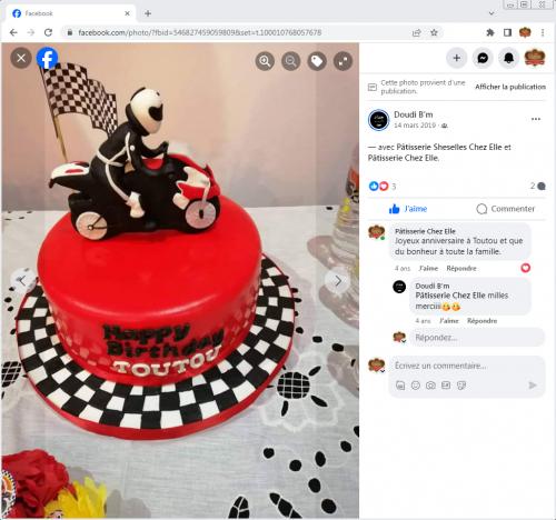 Avis Gâteaux anniversaire 3D Beau Jolie Bon Très Bon Ravie Témoignages Sheselles
