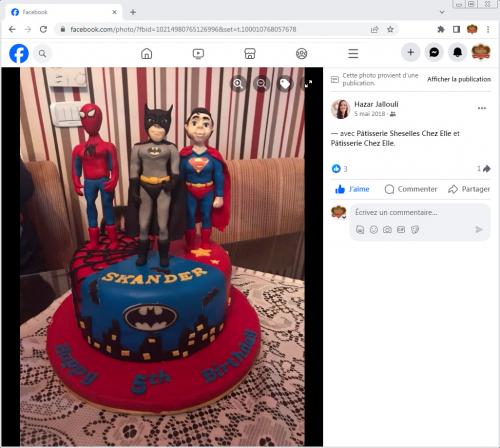 Avis Gâteaux anniversaire 3D Beau Jolie Bon Très Bon Ravie Témoignages Sheselles