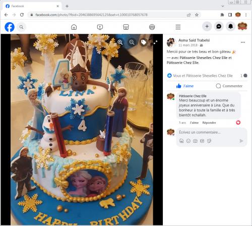 Avis Gâteaux anniversaire 3D Beau Jolie Bon Très Bon Ravie Témoignages Sheselles