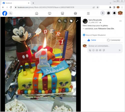 Avis Gâteaux anniversaire 3D Beau Jolie Bon Très Bon Ravie Témoignages Sheselles