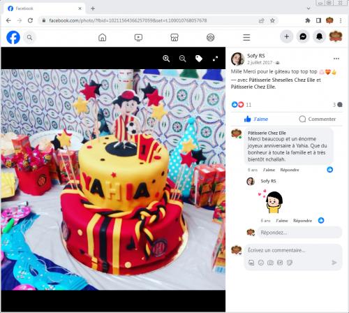 Avis Gâteaux anniversaire 3D Beau Jolie Bon Très Bon Ravie Témoignages Sheselles