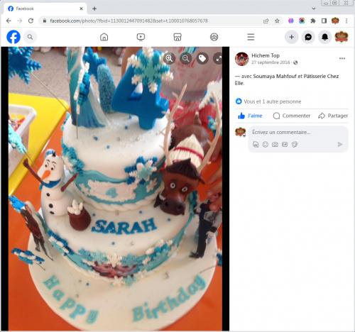 Avis Gâteaux anniversaire 3D Beau Jolie Bon Très Bon Ravie Témoignages Sheselles